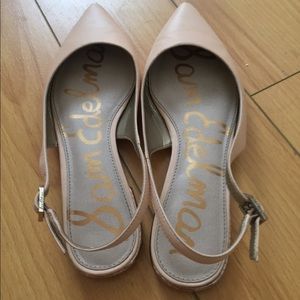 Soft Nude Slingback Flats